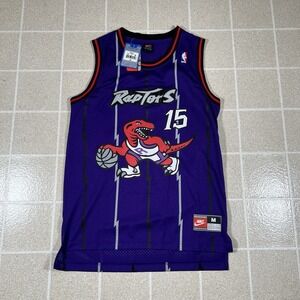 Vintage Nike Team Vince Carter #15 Toronto Raptors Men's Jersey Purple Medium
